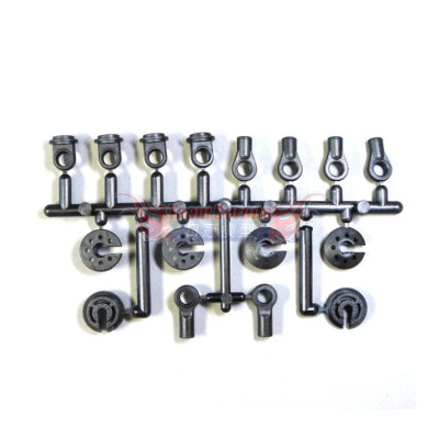MUGEN SEIKI H2514 Shock End Parts: MRX7/6, MTX7